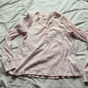 Aerie L pink long sleeve tee